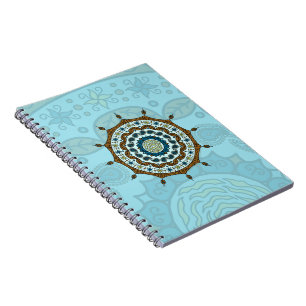 Mehndi Fantasy Copper Notebook