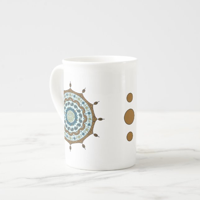 Mehndi Fantasy Copper Specialty Mug (Front Left)