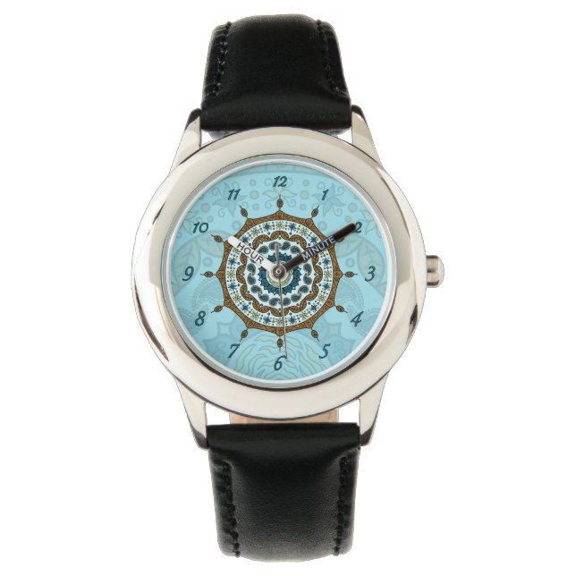 Mehndi Fantasy Copper Watch (Front)
