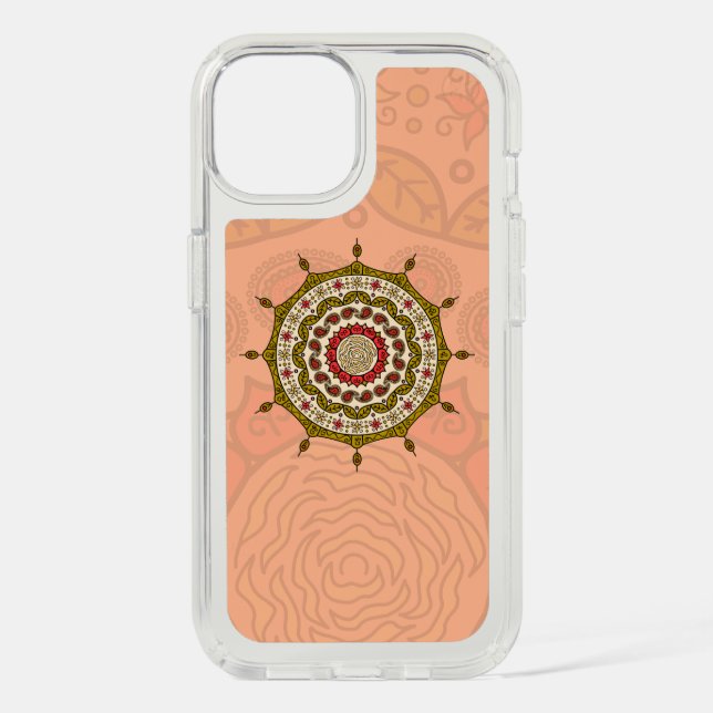 Mehndi Fantasy Gold Speck Phone Case (Front)