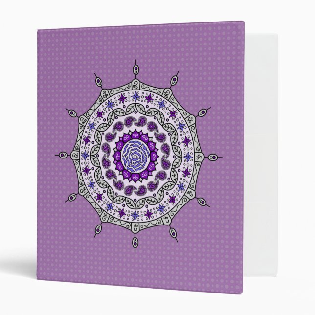 Mehndi Fantasy Silver Binder (Front/Inside)