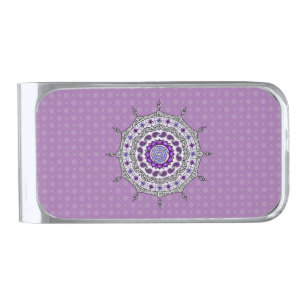 Mehndi Fantasy Silver Money Clip