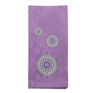 Mehndi Fantasy Silver Napkin