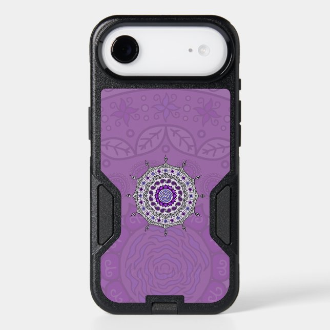 Mehndi Fantasy Silver Otterbox Phone Case (Back)