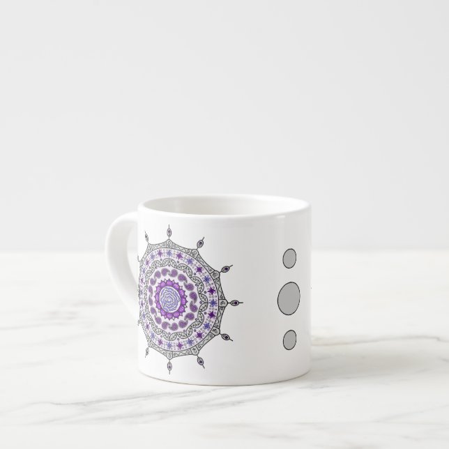 Mehndi Fantasy Silver Specialty Mug (Front Left)