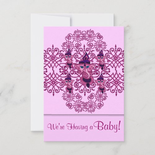 Mehndi Ganesha (Pink) Announcement