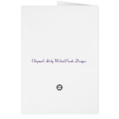 Mehndi Goddess Card- Blank Inside Cards (Back)