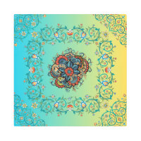 Mehndi Green Floral Art, Infinite Splendor