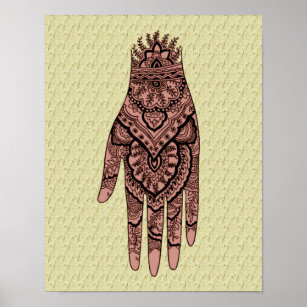 Henna Tattoo Posters Prints Zazzle