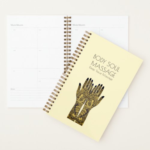 Mehndi Henna Tattoo Hands Massage Studio Planner