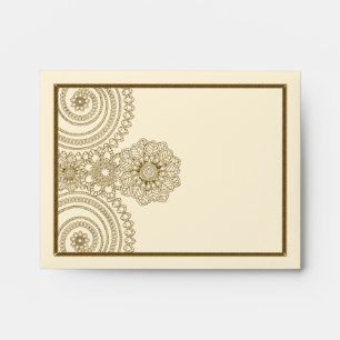 Mehndi Lace (Envelope for A2 Note Cards) Envelope