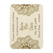 Mehndi Lace (Save The Date Magnet) Magnet (Vertical)