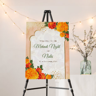 Mehndi Night boards & Mehndi night poster