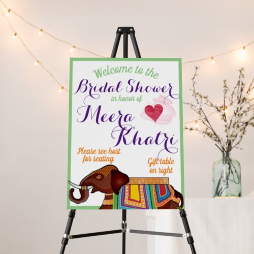 Mehndi Party Welcome Sign