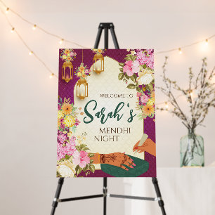 Mehndi posters & Mehendi Welcome Sign, Mehndi Sign