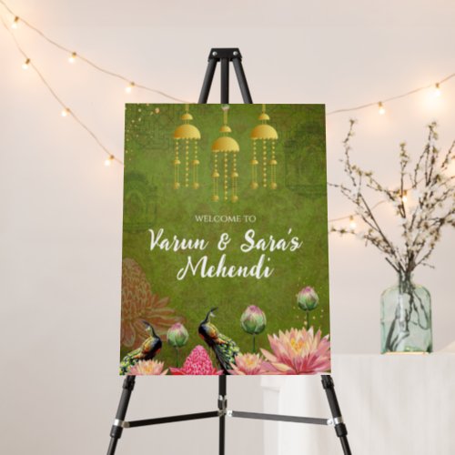 Mehndi posters Mehndi welcome signs Mehendi decor