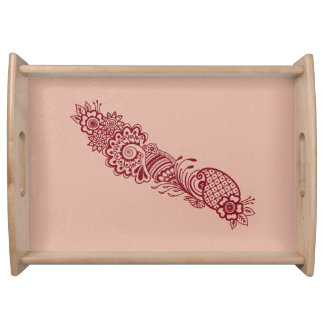 Mehndi Serving Tray