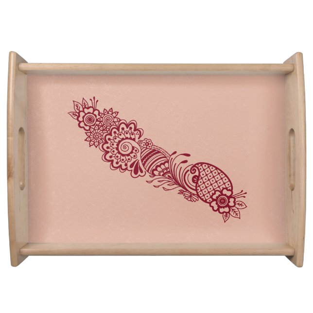 Mehndi Serving Tray (Front)