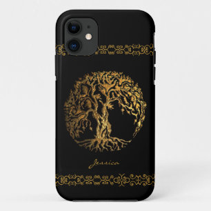 Mehndi Tree of Life (Henna) iPhone 11 Case