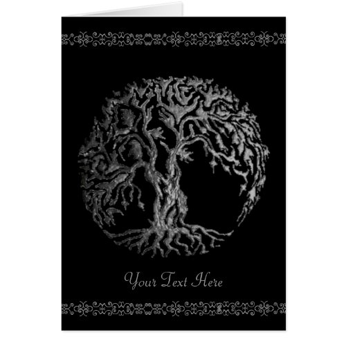 Mehndi Tree of Life Henna Silver
