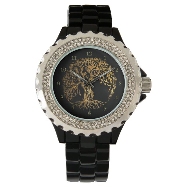 Mehndi Tree of Life (Henna) Watch (Front)