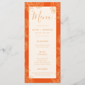 Mehndi Wedding Dinner Menu