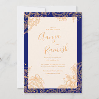 Mehndi Wedding Invitations