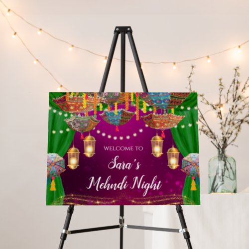 Mehndi Welcome signs Mehendi signs Mendhi poster