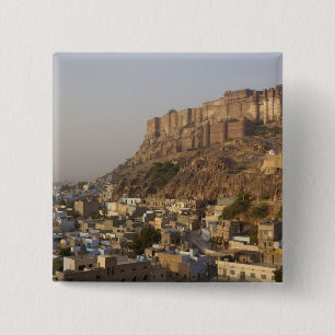 Mehrangarh Fort of Jodhpur. Rajasthan, INDIA. Button