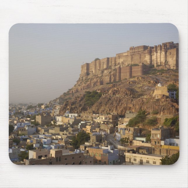 Mehrangarh Fort of Jodhpur. Rajasthan, INDIA. Mouse Pad (Front)
