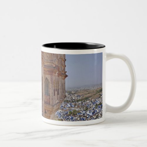 Mehrangarh Fort towering above Jodhpur The Blue Two_Tone Coffee Mug