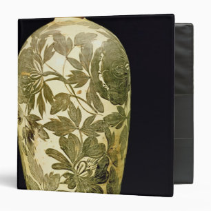 Mei P'ing vase with a black floral decoration Binder