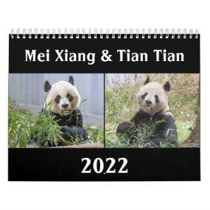 Mei Xiang & Tian Tian 2022 Calendar