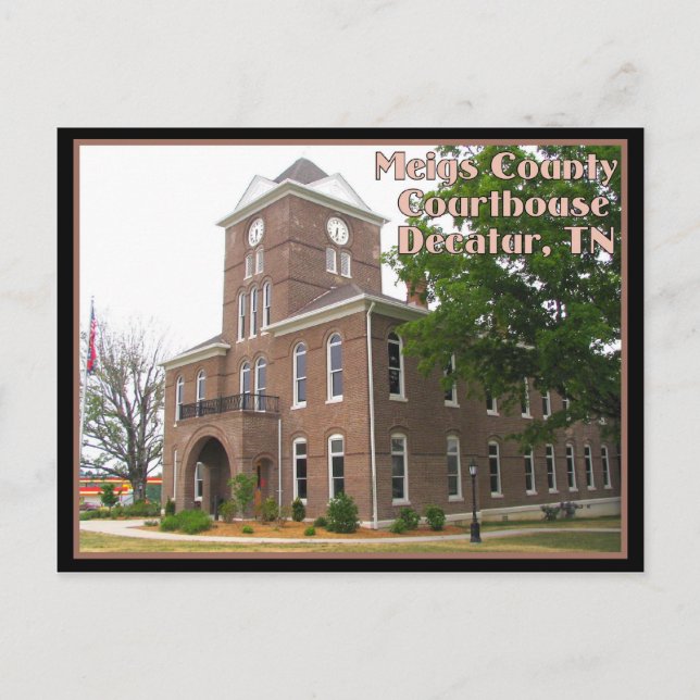 Meigs County Courthouse - Decatur, TN Postcard (Front)