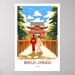 Meiji Jingu Japan Travel Print