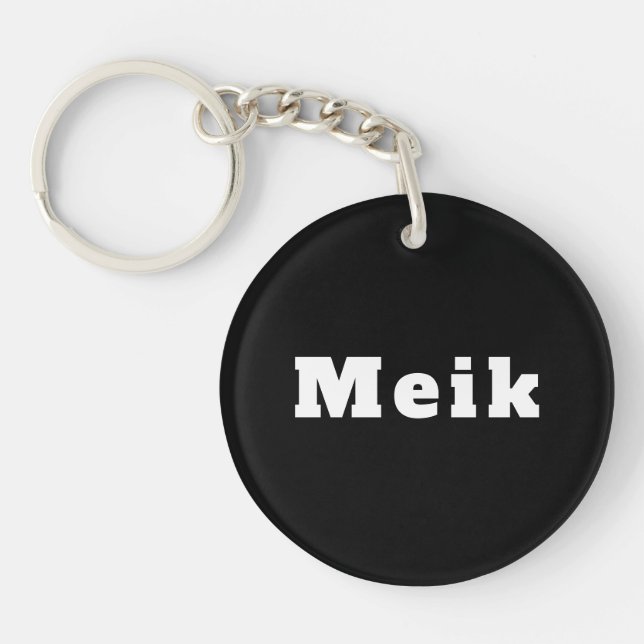 Meik Keychain (Front)