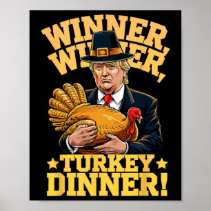 Meilan Uni-adults Humor Funny Trump Winner Winner Poster