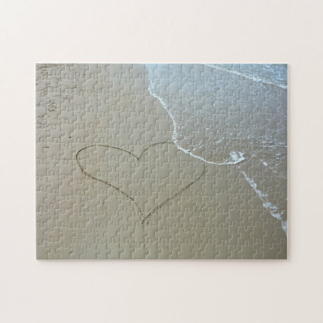 Mein Herz am Strand  - Jigsaw Puzzle (Horizontal)