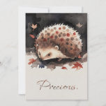 Mein kleiner Igel-Freund „Zwergerl“ Grußkarte Holiday Card