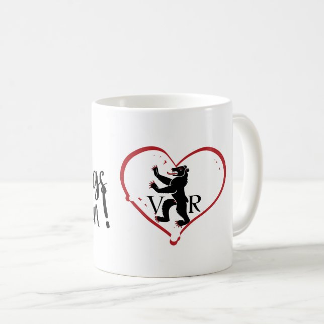 Mein Lieblings Kanton Appenzell Ausserrhoden Coffee Mug (Front Right)