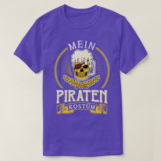 Mein Piraten Kostm Fasching Karneval T-Shirt (Design Front)