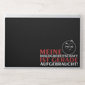 Meine Dialogbereitschaft ist gerade aufgebraucht! HP Laptop Skin