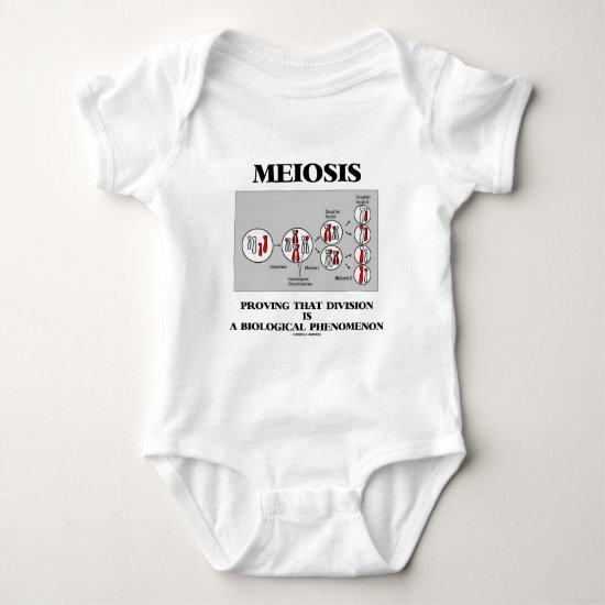 Meiosis Proving That Division Is A Biological Baby Bodysuit
