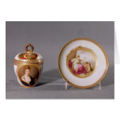 Meissen cup, cover and saucer (Front Horizontal)