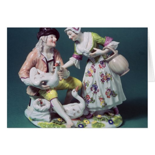Meissen figure of a poultry seller, c.1750 (Front Horizontal)