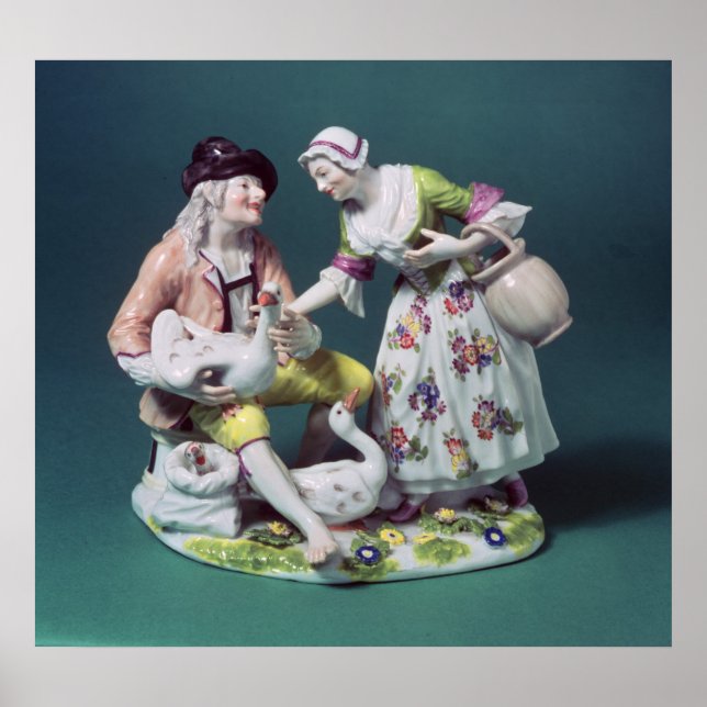 Meissen figure of a poultry seller, c.1750 poster (Front)