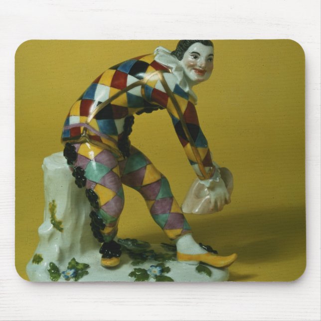 Meissen figure of Harlequin, c.1750 Mouse Pad (Front)