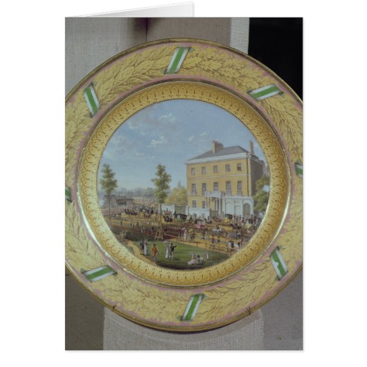 Meissen plate, decorated with a scene of (Front)
