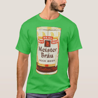 Meister Brau Beer Retro Defunct Breweriana T-Shirt