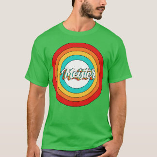 Meister Name Shirt Vintage Meister Circle